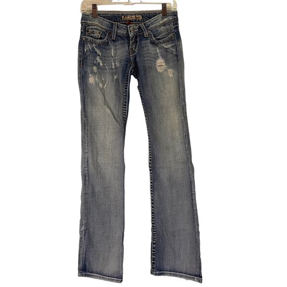 BKE Women's Stella Stretch Bootcut Jeans Size 24 x 31.5 - Picture 1 of 10